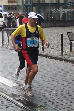 Bernd Kühnen beim Köln-Marathon 2008