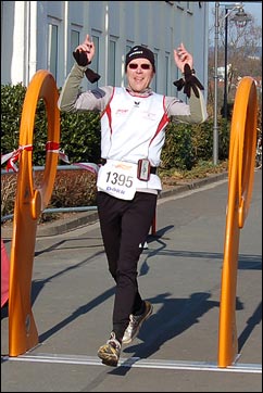 Norbert Billion bei den DM im 50km-Lauf Marburg 2011